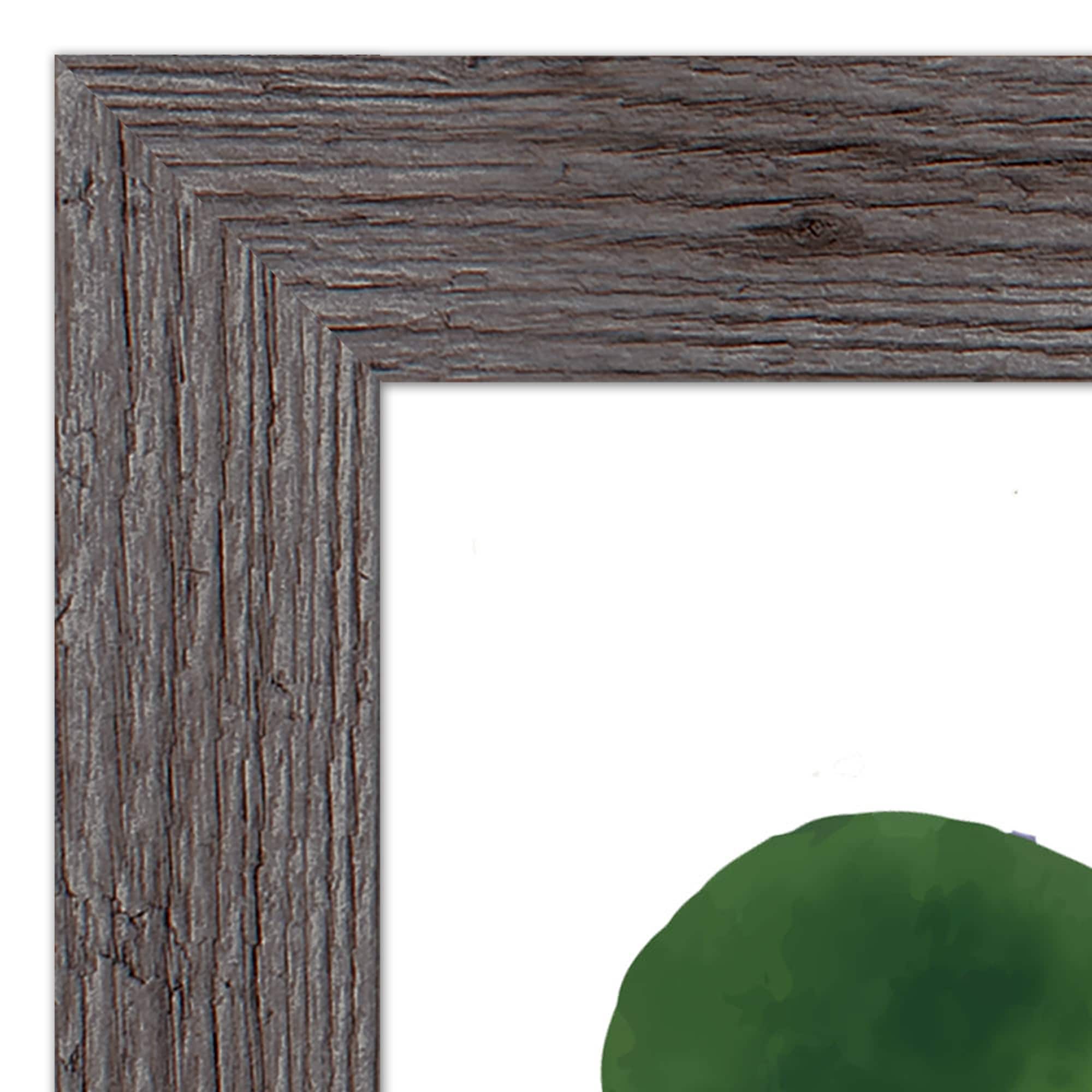 Large Four Leaf Clover Date Framed Print 2 16" x 16" Western Gray Framed Print